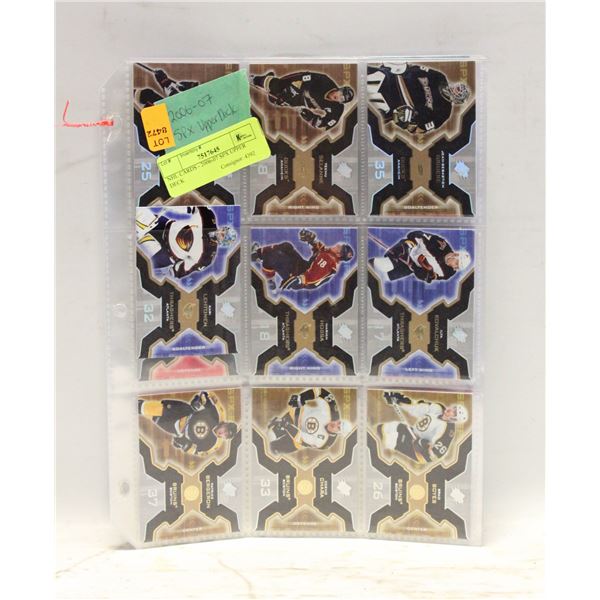 NHL CARDS - 2006-07 SPX UPPER DECK