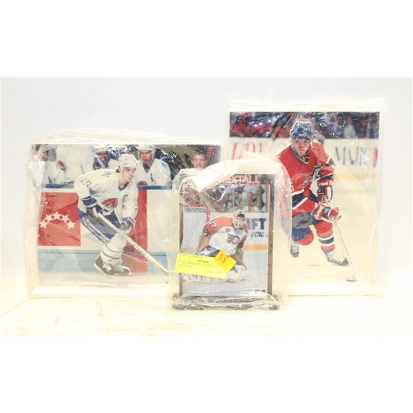 3 ASSORTED NHL PLAYERS PICTURES