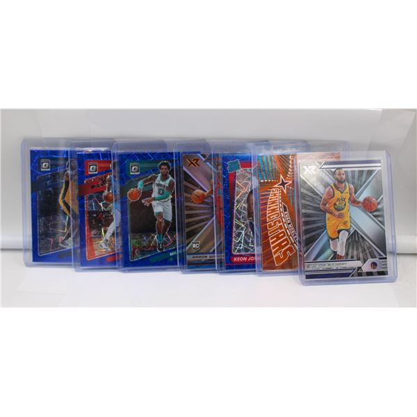 7 ASSORTED NBA CARDS