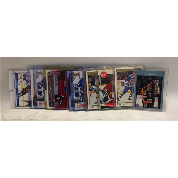 13 ASSORTED NHL CARDS