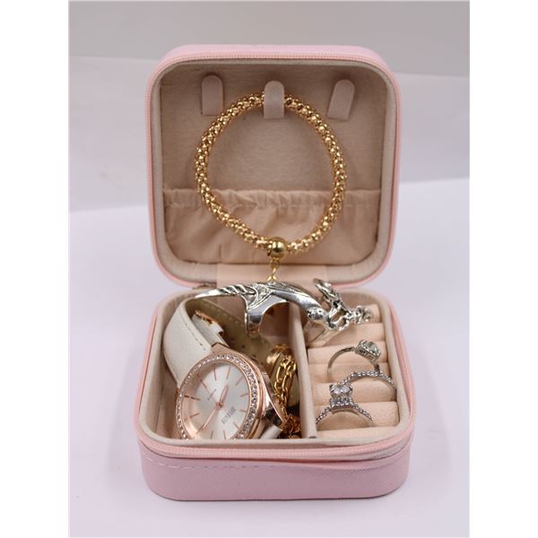 JEWELRY BOX WITH CONTENTS