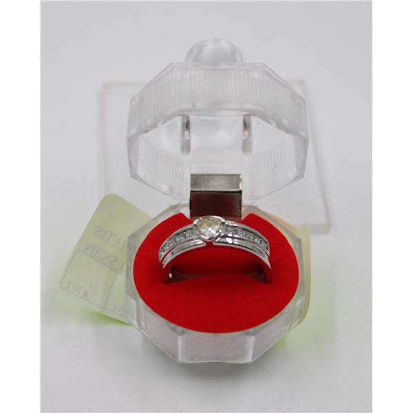 MENS TRILLION CUT DOSTOEVSKY STLYE WEDDING BAND