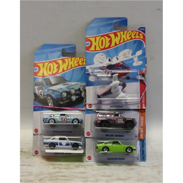 5PK OF ASSORTED HOTWHEELS