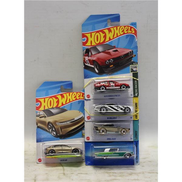 5PK OF ASSORTED HOTWHEELS