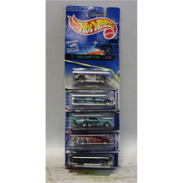 5PK OF ASSORTED HOTWHEELS