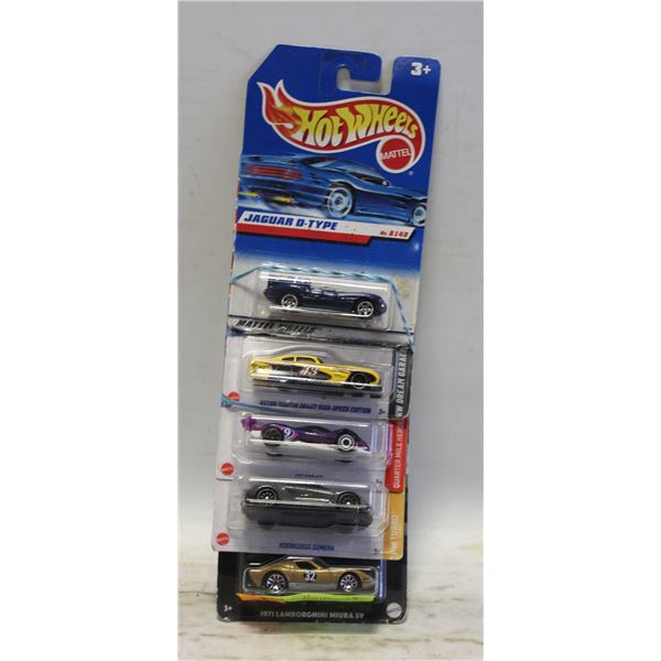 5PK OF ASSORTED HOTWHEELS