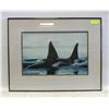 Image 1 : CANADIAN WHALE ART PHOTO 28 X 22