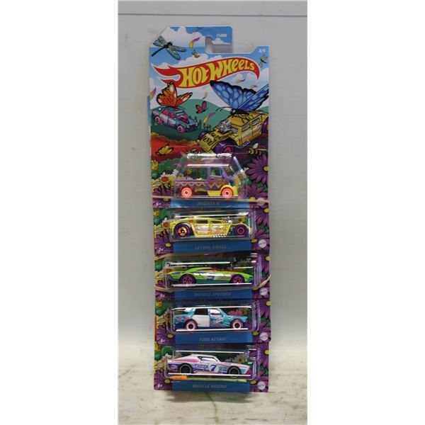 5PK OF ASSORTED HOTWHEELS