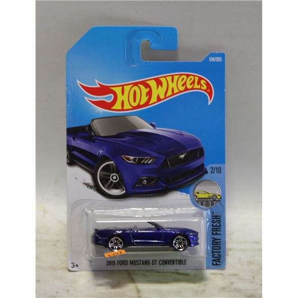 HOTWHEELS 2015 MUSTANG GT CONVERTIBLE
