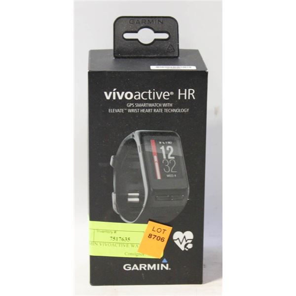 GARMIN VIVOACTIVE WATCH W/ HR