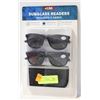Image 1 : NEW SUNGLASS READERS 2 PK W/ CASES. +1.50