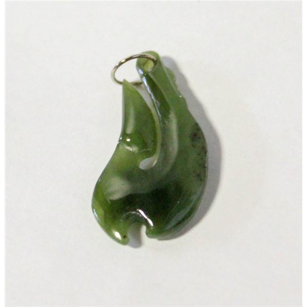 NEW JADE TEADROP PENDANT