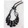 Image 1 : BLACK AND SILVER TRILINE NECKLACE