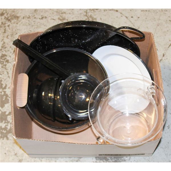 PUNCH BOWL SET + CHAMPAGNE BOTTLE BUCKET WITH