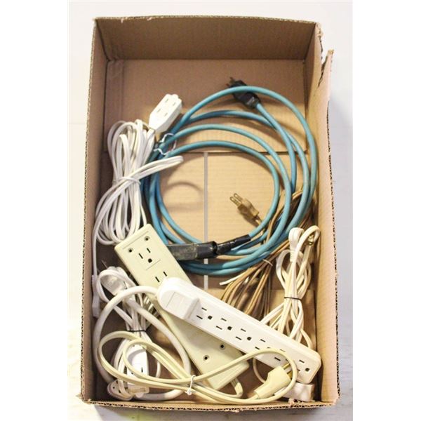 EXTENSION CORDS + POWER BARS