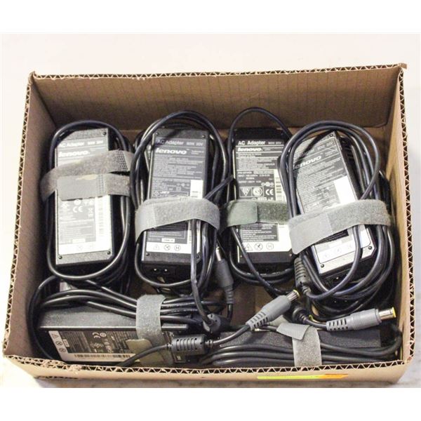 (9) LENOVO LAPTOP POWER SUPPLIES
