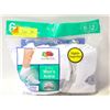 Image 1 : ANKLE SOCKS WHITE 6-12 SIZE 6-PACK FRUIT OF THE