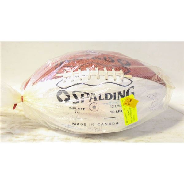 1990 EDMONTON ESKIMOS SIGNED FOOTBALL