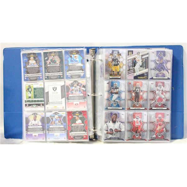 BINDER OF NFL CARDS