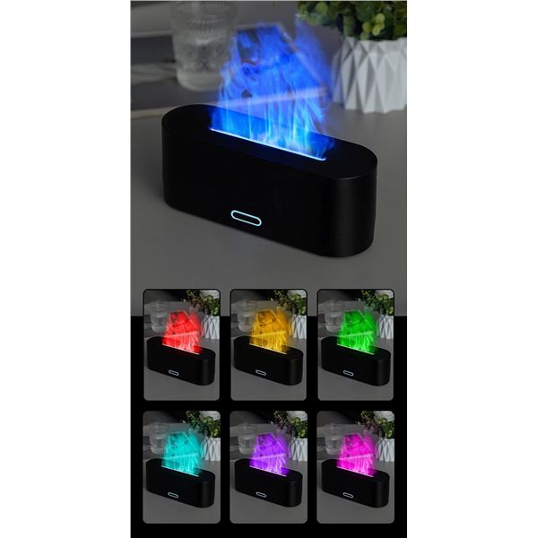 7 COLOR CHANGING RGB FLAME AROMA ESSENTIAL OIL