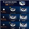 Image 14 : 100 LED WATERPROOF WALL SENSOR LAMP SOLAR CHARGING