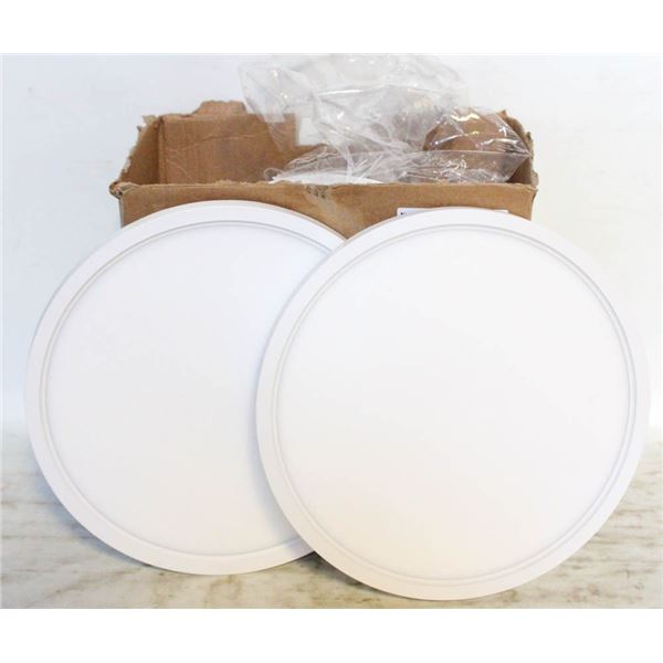 4 LED 10" CEILING LIGHTS 5000K 20WATT UNUSED