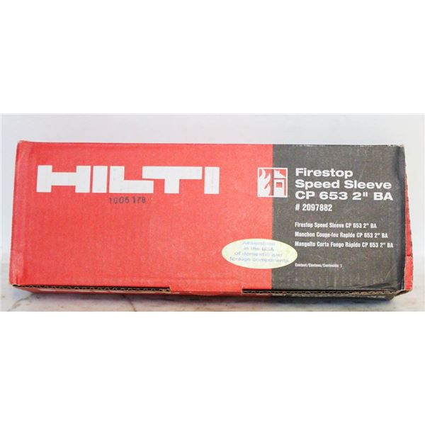 HILTI FIRESTOP SPEED SLEEVE CP 653 2" BA # 209788