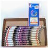 Image 1 : CASE OF 24 NEW BIRTHDAY CAKE CANDLES & HOLDERS