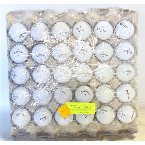 30 USED CALLAWAY GOLF BALLS