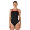 Image 1 : NEW SPEEDO FLYBACK RAININ SUIT SIZE 8 BLACK RED