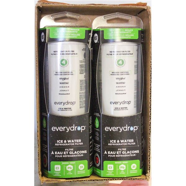 NEW 2 PACK FILTER 2 EVERYDAY ICE & WATER FRIDGE