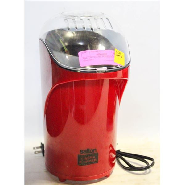 SALTON CINEMA POPPER POPCORN MACHINE