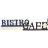 Image 1 : LARGE 7" BISTRO CAF STAND UP SIGNS