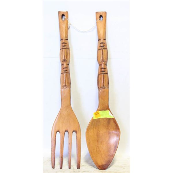 LARGE HAWAIIAN MONKEY POD WOOD CARVED