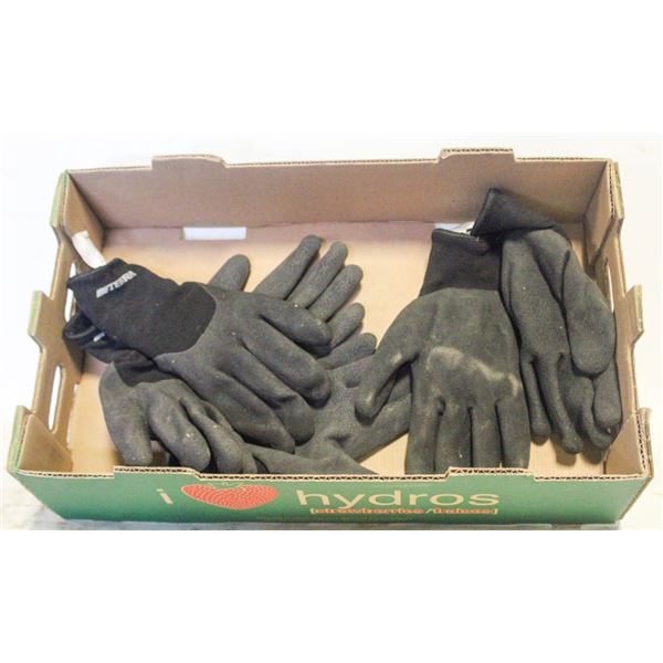 NEW 3 PAIRS TERRA GLOVES LG