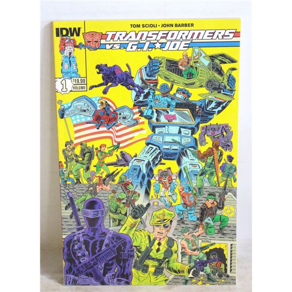TRANSFORMERS VS GI JO #1 GRAPHIC NOVEL