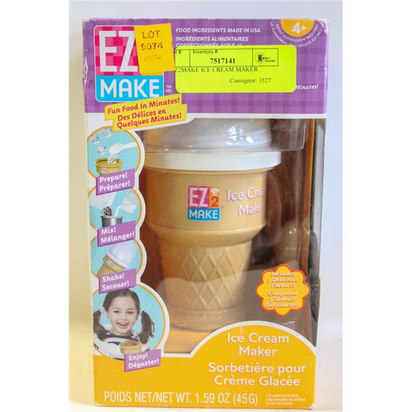 EZ2MAKE ICE CREAM MAKER