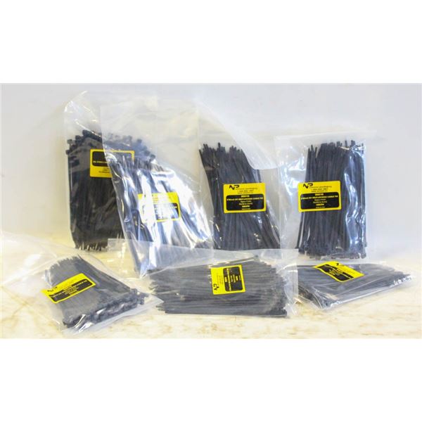 7X 100 UV SELF LOCKING CABLE TIES