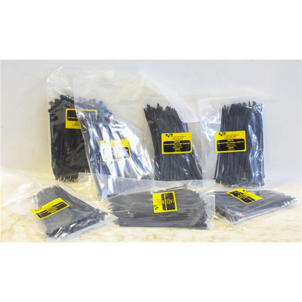 7X 100 UV SELF LOCKING CABLE TIES