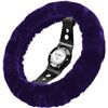 Image 1 : NEW ANDALUS BRANDS DARK PURPLE FLUFFY STEERING COV