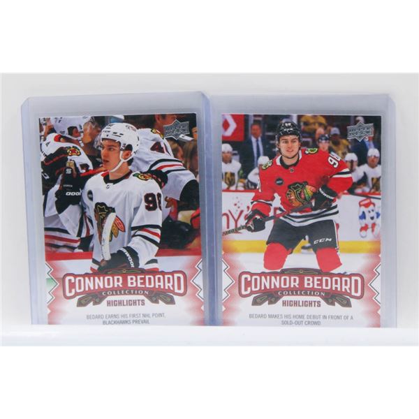 CONNOR BEDARD ROOKIE CARDS NHL