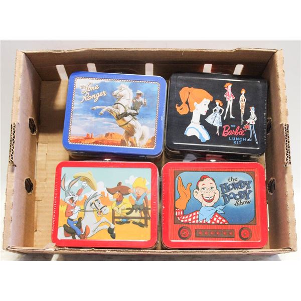 NEW HALLMARK METAL LUNCH BOXES 6 INCHES X 5 INCHES