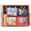 Image 1 : NEW HALLMARK METAL LUNCH BOXES 6 INCHES X 5 INCHES