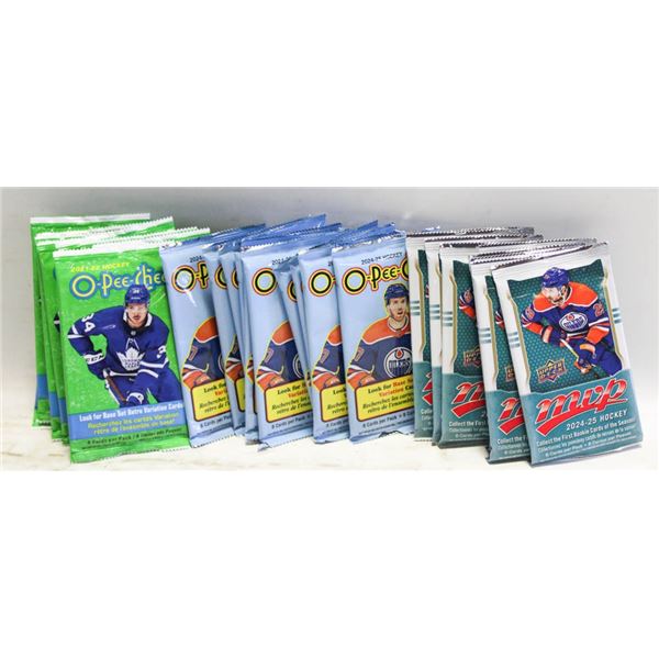 29 PACKS HOCKEY CARDS OPEN PRODUCT