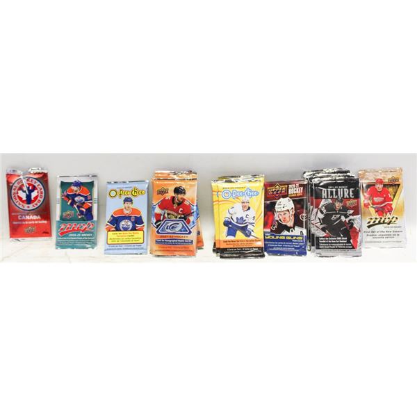 29 PACKS HOCKEY CARDS OPEN PRODUCT