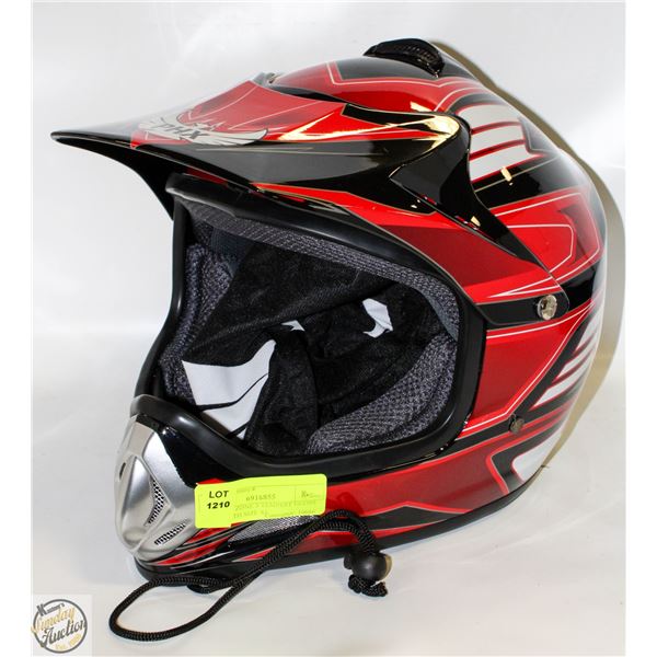 NEW PHX ZONE 3 TEMPEST GLOSS RED YOUTH SIZE XL