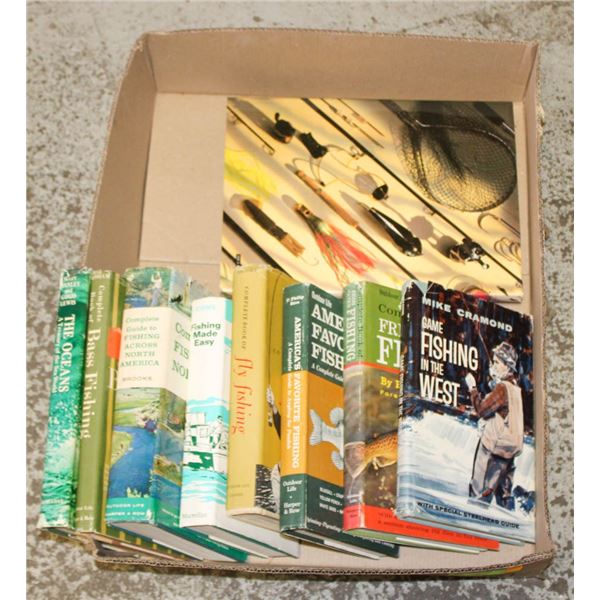 LOT OF VINTAGE FISHING BOOKS