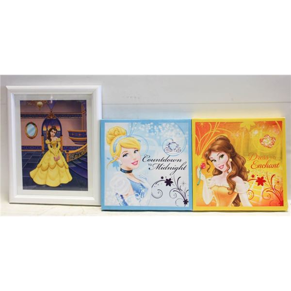 3 DISNEY PICTURES, CINDERELLA, BELL AND