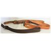Image 1 : 3 LEATHER BELTS, 1 MONEY BELT, SIZE 40, 1 TOOLED