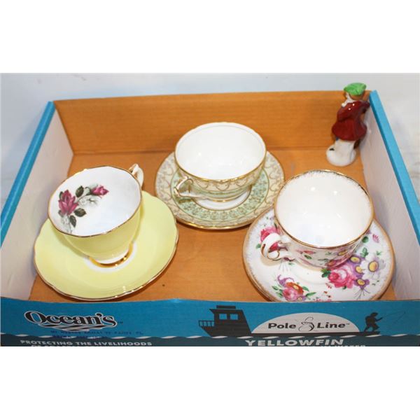 VINTAGE TEA CUPS MADE IN ENGLAND